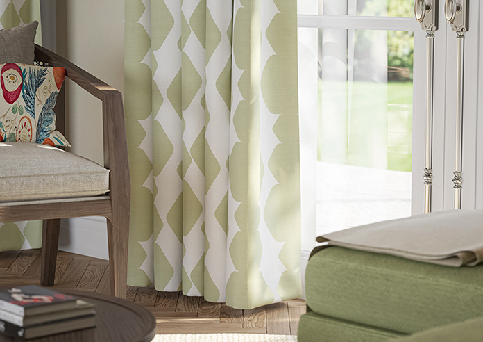 Construct, Grass Green - Made to Measure Curtains - Image 5